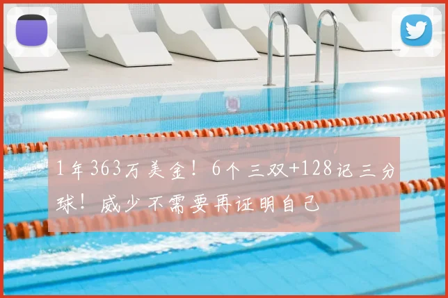 1年363万美金！6个三双+128记三分球！威少不需要再证明自己